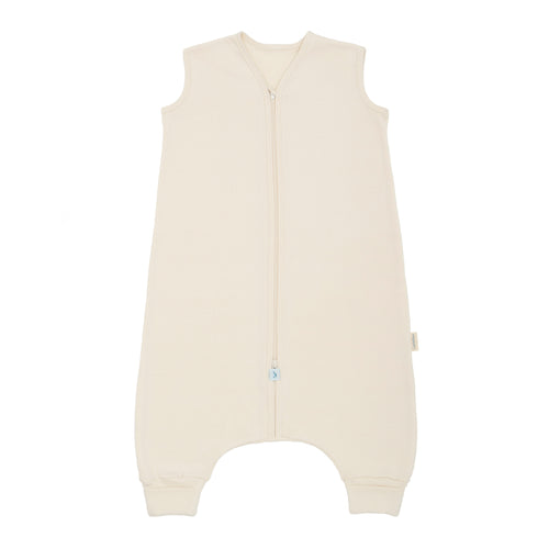 Sleeveless Organic Cotton Rib Knit Sleeper Bag For Walkers TOG 1.5 Natural (un-dyed) Sleep Sack for Walkers CastleWare Baby 911-00-L2020