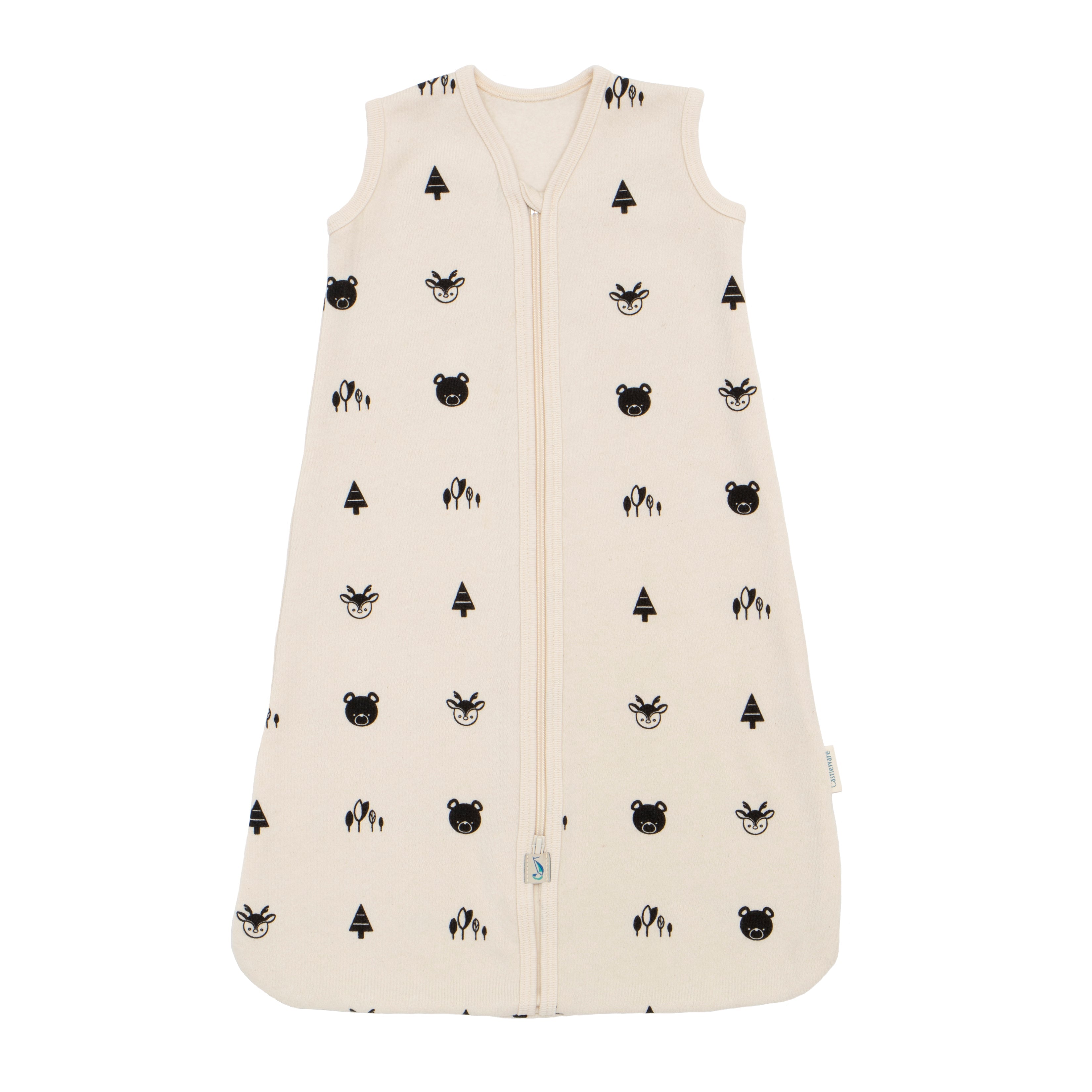 Sleeveless Organic Cotton Fleece Sleeper Bag TOG 2.0 Black Forest Print Sleep Sack Baby & Toddler CastleWare Baby 920-38-S_30677989-44e6-45c8-ae31-c0fb2aa450c7