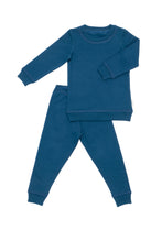 Close Out Colors - Organic Cotton Fleece Pajama and Play Set TOG 2.0 Poseidon Blue Pajama and Play Set CastleWare Baby 975-34-2T_edit_color