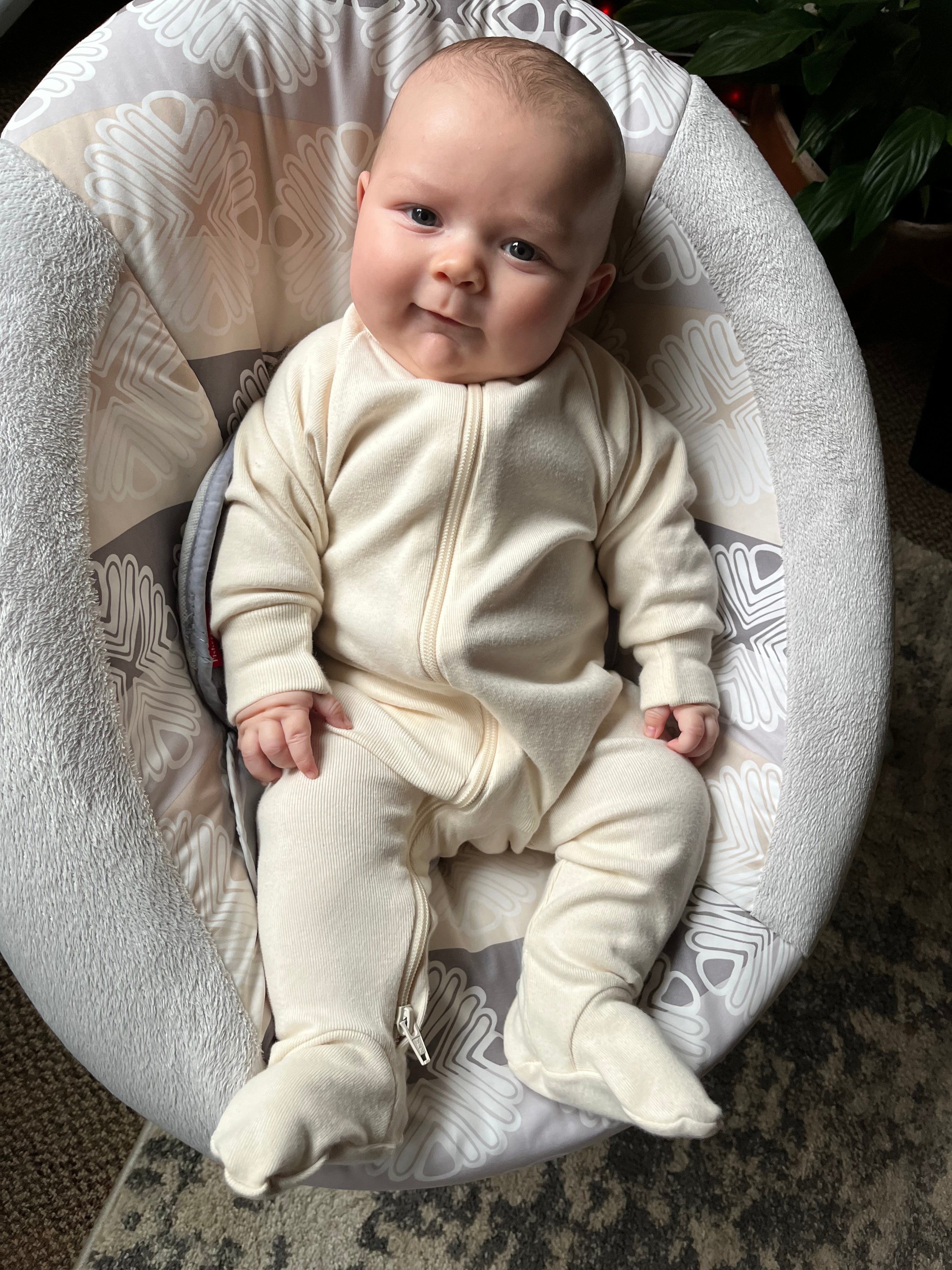 Organic Cotton Rib Knit Footie Pajama TOG 1.5 Footie Pajamas CastleWare Baby Koa-Natural-Footie-RibKnit_25eea567-d77f-4e2e-b438-c3bf5c7167d2