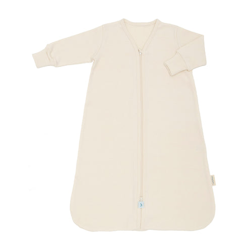 Long Sleeve Organic Cotton Fleece Sleeper Bag TOG 2.0 Natural (undyed) Sleeper Bag CastleWare Baby 905-00-S2020