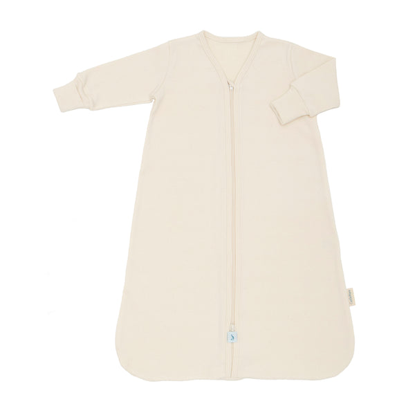 Long Sleeve Organic Cotton Fleece Sleeper Bag TOG 2.0 Natural (undyed) Sleeper Bag CastleWare Baby 905-00-S2020