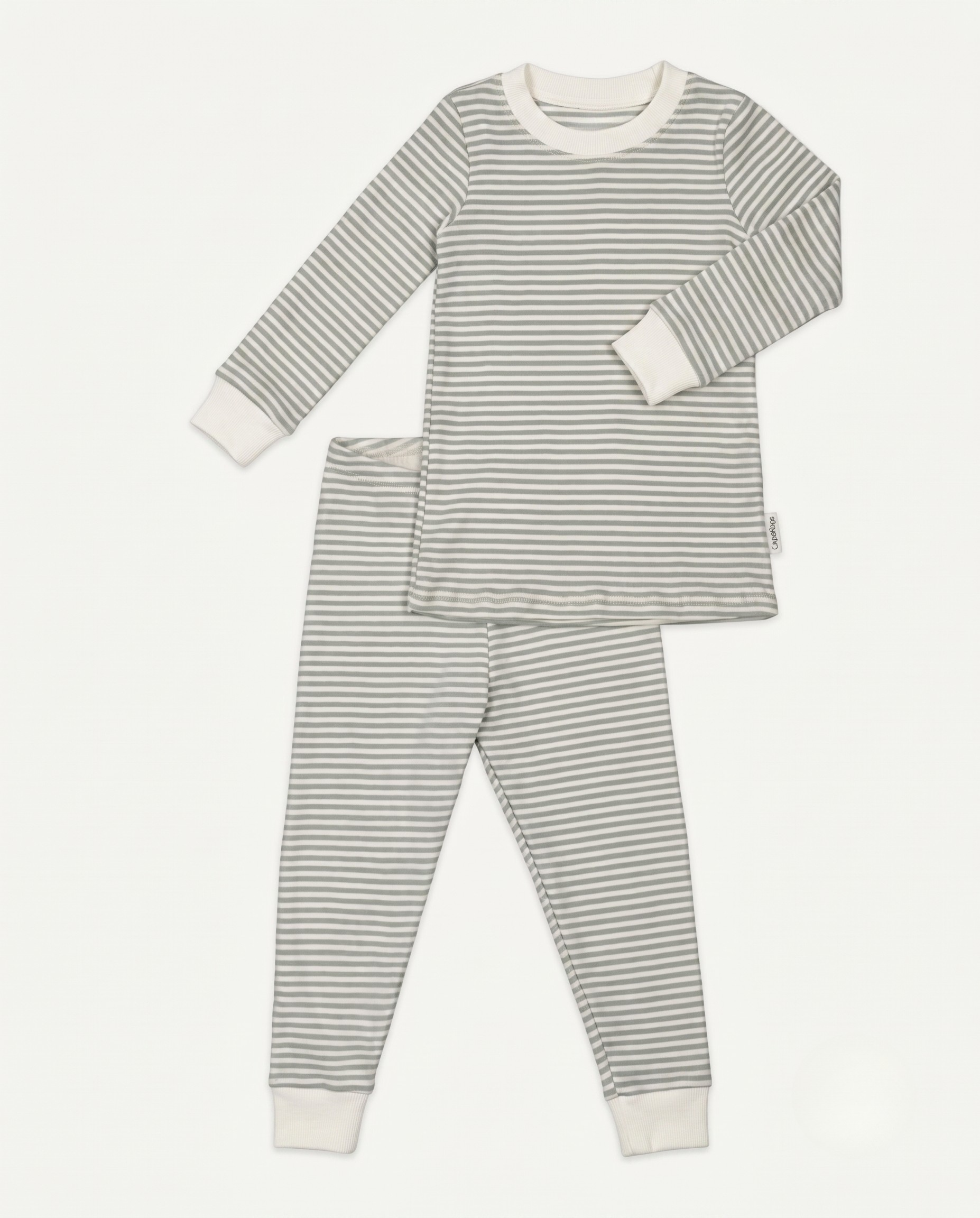 Organic Cotton Rib Knit Pajama and Play Set TOG 1.5 Gray Stripe Pajama and Play Set CastleWare Baby 912-51_cc050bbe-479a-4d50-b70f-45a4af271b65
