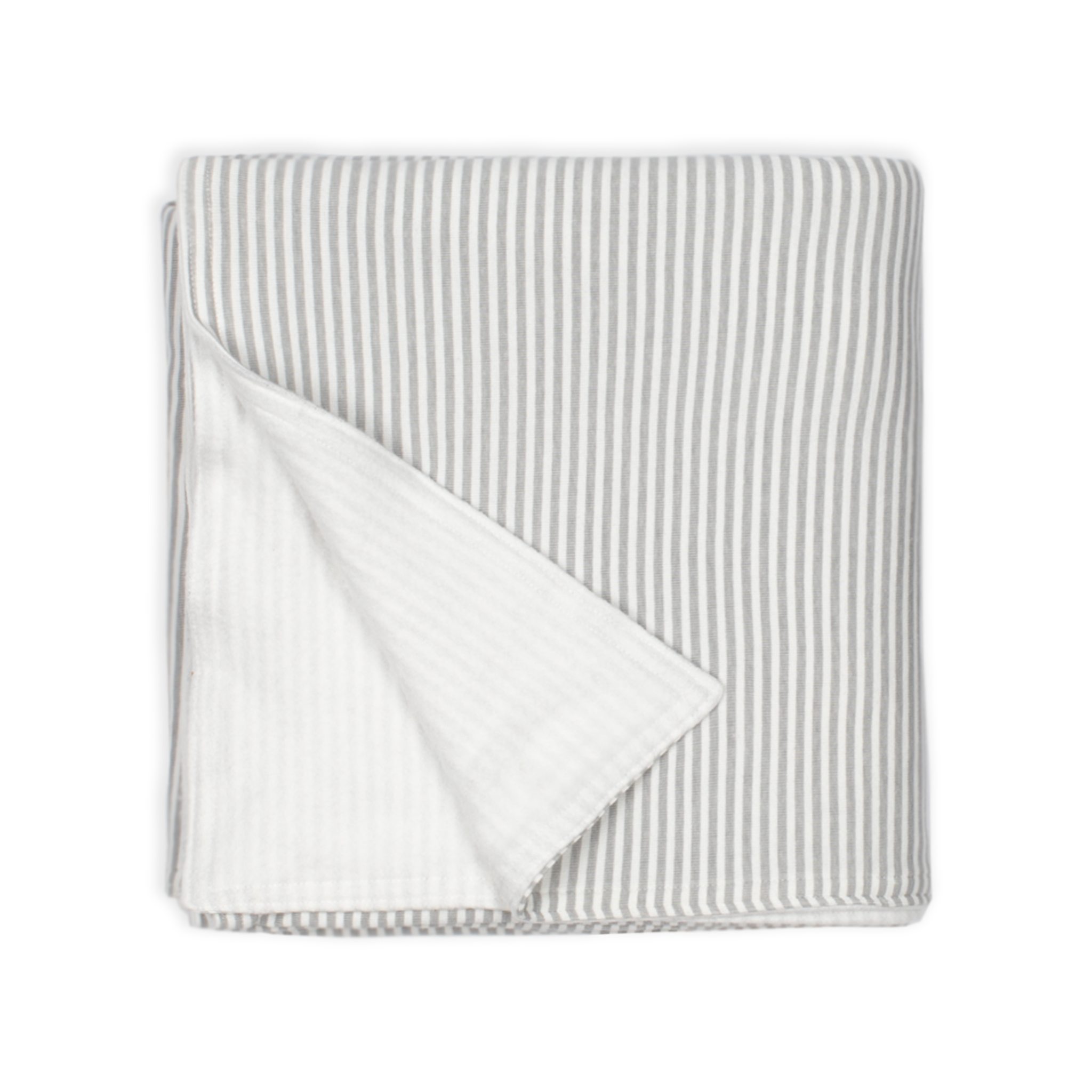 Organic Cotton Fleece Twin Blanket - Adult Throw - TOG 3.0 Gray Stripe Blankets CastleWare Baby CWB-127-51-51_7b833c03-7746-47a8-b8f3-98fc9fcc91ee