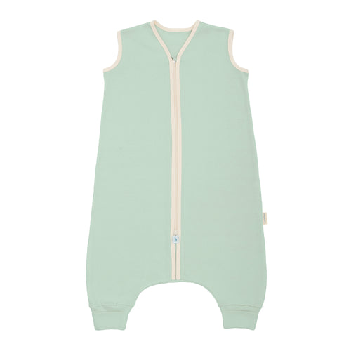 Sleeveless Organic Cotton Rib Knit Sleeper Bag For Walkers TOG 1.5 Mint Sleep Sack for Walkers CastleWare Baby 911-20-L2020_MINT-sleeper-bag