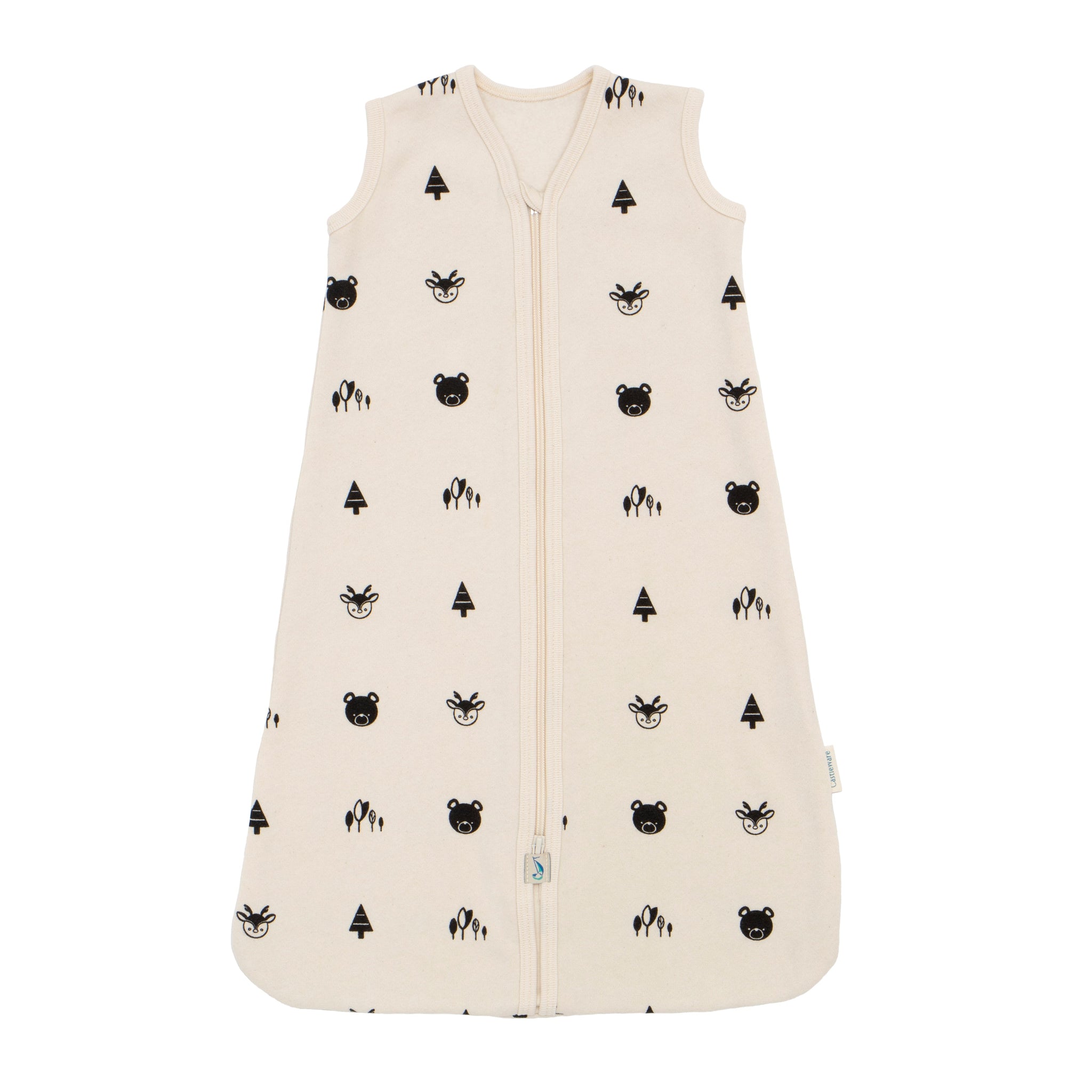 Sleeveless Organic Cotton Fleece Sleeper Bag TOG 2.0 CastleWare Baby